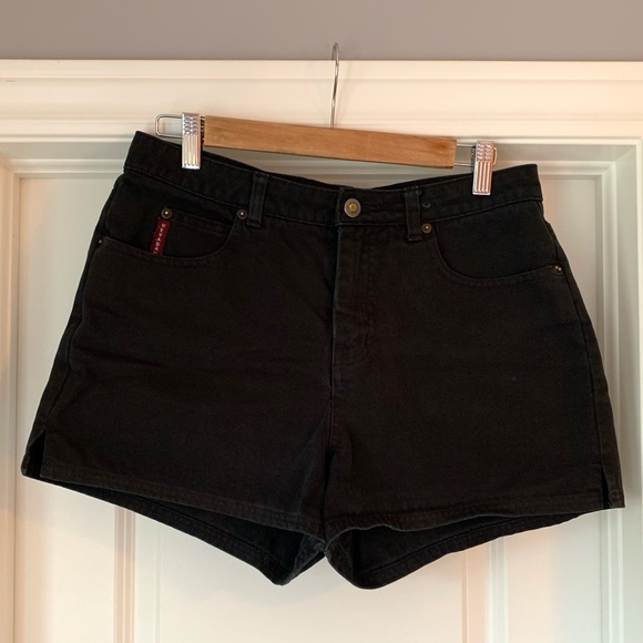 Vintage Black Nevada Denim Shorts - Picture 4 of 6